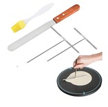 Esparcidor Crepas Kit De Espátula Herramienta De Cocina