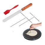 Kit 4pz Espátula Crepas Herramienta Esparcidor De Cocina