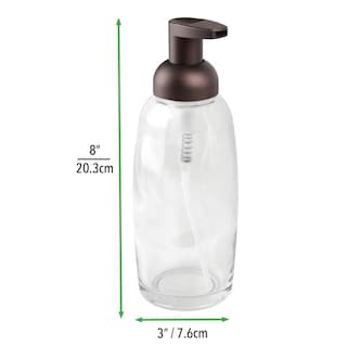 Foto 7 | Foto 7 | Dispensador De Jabón Espumoso Para Manos Mdesign Vidrio Recargable Paquete De 2 - Venta Internacional.