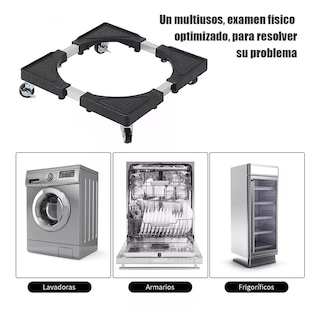 Foto 3 | Foto 3 | Base Móvil Ajustable Eo Safe Imports ESI-10015 Negro para Refrigerador