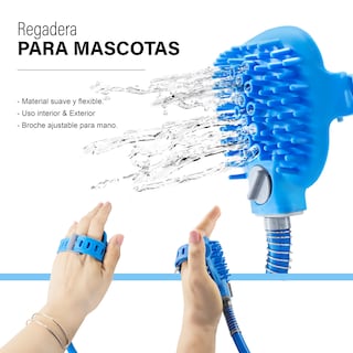 Foto 5 | Foto 5 | Cepillo Regadera para Mascotas Andromeda Inc color Azul