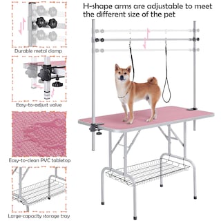 Foto 4 | Foto 4 | Mesa De Aseo Para Mascotas Yaheetech De 46 Pulgadas Para Perros Grandes, Ajustable - Venta Internacional.
