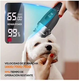 Foto 3 | Foto 3 | Maquina Para Cortar Pelo De Perro Lab.g Rasuradora Recargable, Negro
