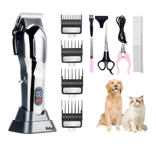 Foto 2 | Foto 2 | Kit Rasuradoras Para Perros Y Gatos Máquina De Cortar Pelo Belug  Plata