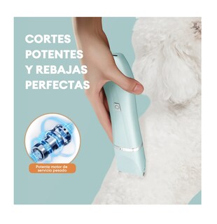 Foto 2 | Foto 2 | Kit Rasuradora Para Perros Y Gatos Máquina De Cortar Pelo Azul
