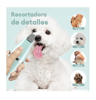 Foto 4 | Foto 4 | Kit Rasuradora Para Perros Y Gatos Máquina De Cortar Pelo Azul
