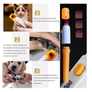Foto 2 | Foto 2 | Kit Eléctrico y Manual Cortaúñas para Perro Eo Safe Imports Esi-12169 Multicolor 3 Piezas