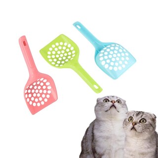 Foto 1 | Foto 1 | Cuchara Para Arena Para Gatos Huoguo, Herramienta De Limpieza Con Orificios Redondos De Plástico - Venta Internacional.
