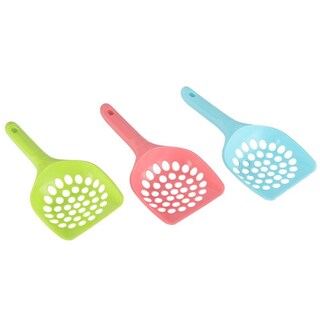 Foto 3 | Foto 3 | Cuchara Para Arena Para Gatos Huoguo, Herramienta De Limpieza Con Orificios Redondos De Plástico - Venta Internacional.