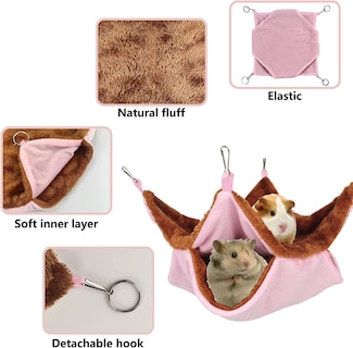 Foto 1 | Foto 1 | Hamaca Para Mascotas Huoguo, Colgante Y Cálida, Con Literas Para Animales Pequeños - Venta Internacional.