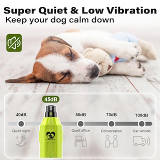 Foto 4 | Foto 4 | Molinillo De Uñas Para Perros Casfuy, 6 Velocidades, Recargable, Eléctrico, Verde - Venta Internacional.