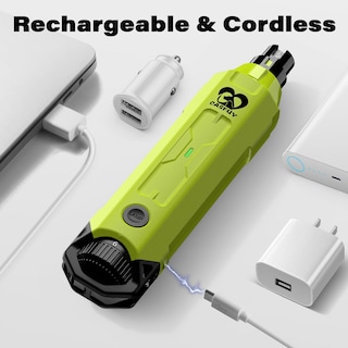 Foto 6 | Foto 6 | Molinillo De Uñas Para Perros Casfuy, 6 Velocidades, Recargable, Eléctrico, Verde - Venta Internacional.