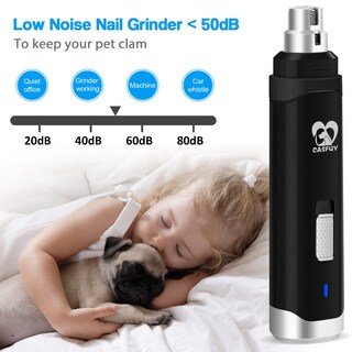 Foto 4 | Foto 4 | Molinillo De Uñas Para Perros Casfuy Upgrade Professional Electric Black - Venta Internacional.