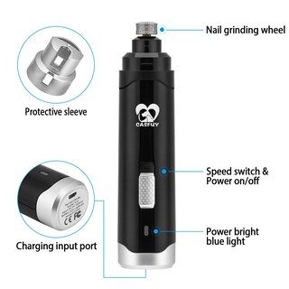 Foto 5 | Foto 5 | Molinillo De Uñas Para Perros Casfuy Upgrade Professional Electric Black - Venta Internacional.