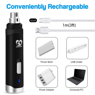 Foto 6 | Foto 6 | Molinillo De Uñas Para Perros Casfuy Upgrade Professional Electric Black - Venta Internacional.