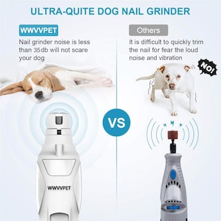 Foto 3 | Foto 3 | Amoladora De Uñas Para Mascotas Wwvvpet Con Luz Led, 2 Cabezales De Pulido - Venta Internacional.
