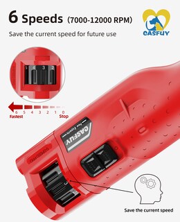 Foto 2 | Foto 2 | Molinillo De Uñas Para Perros Casfuy Quiet De 6 Velocidades Con 2 Luces Led Rojas - Venta Internacional.