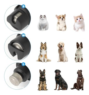 Foto 3 | Foto 3 | Cortaúñas Perro Molinillo De Uñas Mascota luz Led Recargable Azul Y Negro
