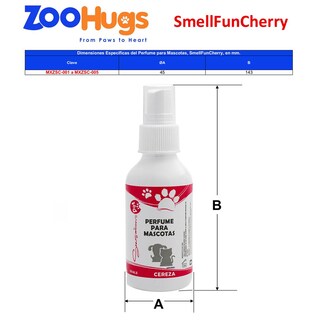 Foto 5 | Foto 5 | Spray Aroma Cereza Natural Mascotas Zoohugs Mxzsc-004 4 Piezass Botella Con Atomizador Color Blanco