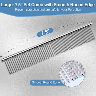 Foto 3 | Foto 3 | Tijeras De Peluquería Canina Gimars Con Revestimiento De Titanio 6 En 1 4cr Ss - Venta Internacional.
