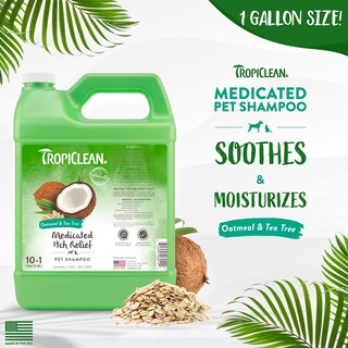 Foto 2 | Foto 2 | Champú Para Perros Tropiclean Medication Allergies Picazón 3,78 L - Venta Internacional.