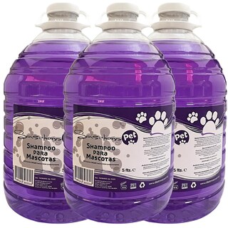 Foto 1 | Foto 1 | Shampoo Natural 5l Perros Gatos Zoohugs Mxzfr-003 3 Piezass Color Violeta