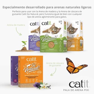 Foto 5 | Foto 5 | Cuchara Para Basura Catit Pixi Gris Con Superficie Ancha Y Gancho - Venta Internacional.