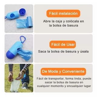 Foto 3 | Foto 3 | Set 900 Bolsas Sanitarias Para Recoger Heces Eo Safe Imports Esi-12168-1 Multicolor