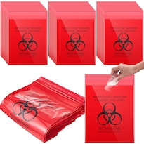 Bolsas Biohazard Geyoga, Rojas, 28 X 38 Cm, 500 Unidades - Venta Internacional.