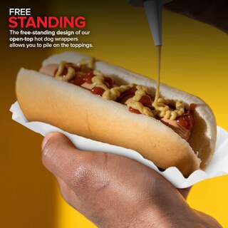 Foto 4 | Foto 4 | Bandejas Para Salchichas Stock Your Home  Papel Estriado  500 Unidades - Venta Internacional.