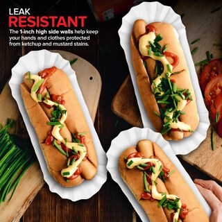 Foto 5 | Foto 5 | Bandejas Para Salchichas Stock Your Home  Papel Estriado  500 Unidades - Venta Internacional.