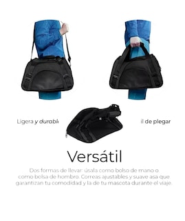Foto 5 | Foto 5 | Mochila Transportadora Para Mascotas Chicas Color Negro