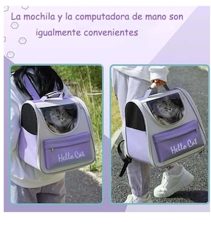 Foto 5 | Foto 5 | Mochila Back Pack Transportadora Gato Perro Mascota Pequeña