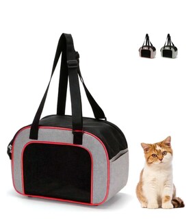 Foto 5 | Foto 5 | Mochila Transportadora Para Perro Y Gato Portátil Plegable Color Rojo