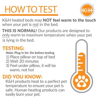 Foto 7 | Foto 7 | Almohadilla Térmica Impermeable Para Mascotas K&h Pet Products, Gris - Venta Internacional.