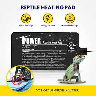 Foto 3 | Foto 3 | Alfombrilla Térmica Ipower De 4 W Con Forma De Reptil, 10 X 18 Cm, Con Termómetro Para Terrario - Venta Internacional.