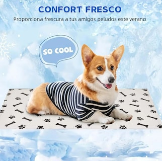 Foto 4 | Foto 4 | Xtellar - Lujo De Tapete Refrescante Para Perros Grandes Y Mascotas 90x50 - Colchón De Hielo De Verano Ultra-confortable Suave