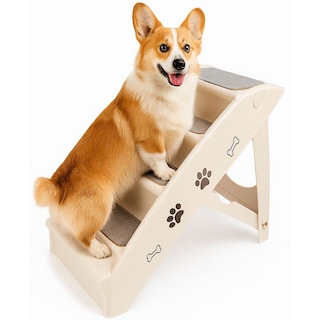 Foto 1 | Foto 1 | Escalera 4 Pasos Para Perro Poli Pets Color - Beige