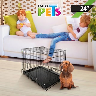 Foto 2 | Foto 2 | Jaula Metálica Fancy Pets FL8291 para Perro de 6 a 11 Kilos Tamaño Mediana 24 Pulgadas