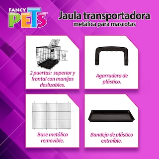 Foto 4 | Foto 4 | Jaula Metálica Fancy Pets para Perro de 1 a 5 Kilos Tamaño Chico 19 Pulgadas