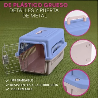 Foto 3 | Foto 3 | Jaula Transportadora Portátil Para Mascotas Pequeñas Eo Safe Imports Esi-18984 Multicolor