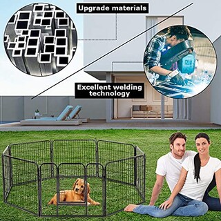 Foto 4 | Foto 4 | Parque Infantil Para Perros Bestpet, 24/32/40 Cm De Altura, 8/16/24/32 Paneles Metálicos - Venta Internacional.