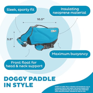 Foto 4 | Foto 4 | Chaleco Salvavidas Para Perros Outward Hound Dawson Swim, Azul, Pequeño - Venta Internacional.