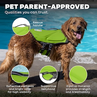 Foto 5 | Foto 5 | Chaleco Salvavidas Para Perros Outward Hound Dawson Swim Green Xs - Venta Internacional.