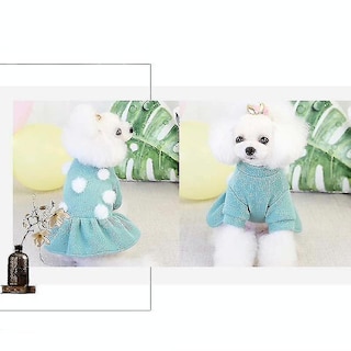 Foto 1 | Foto 1 | Falda Para Perro Huoguo Bichon De Pomerania, Color Verde Cálido, Talla L - Venta Internacional.