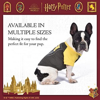 Foto 4 | Foto 4 | Camiseta Para Mascotas Harry Potter Hufflepuff, Talla Mediana, Para Perro - Venta Internacional.