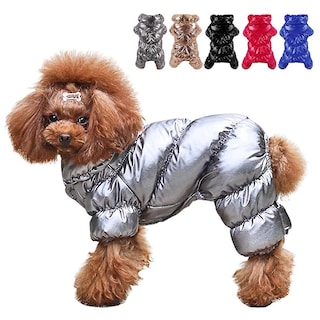 Foto 1 | Foto 1 | Abrigo Impermeable Grueso De Forro Polar De Invierno Para Perros Pequeños - Venta Internacional.