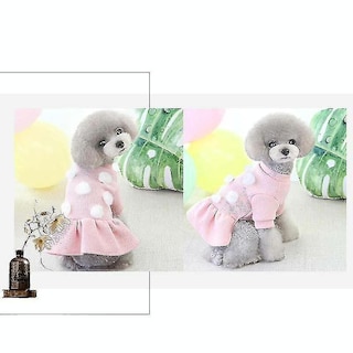 Foto 1 | Foto 1 | Falda Para Perro Huoguo Bichon De Pomerania, Cálida, Talla S, Rosa - Venta Internacional.