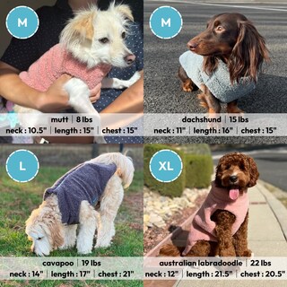 Foto 4 | Foto 4 | Jersey Para Perros Gooby Sherpa Vest, Color Malva, Para Perros Extragrandes - Venta Internacional.