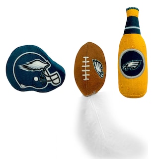 Foto 6 | Foto 6 | Set De Juguetes De Felpa Para Gatos De Los Philadelphia Eagles De La Nfl Con Hierba Gatera - Venta Internacional.